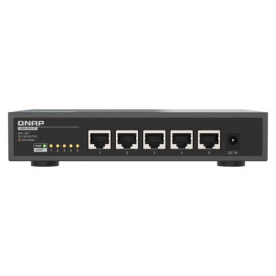 QNAP QSW-3205-5T, Unmanaged, 10G Ethernet (100/1000/10000), Desktop