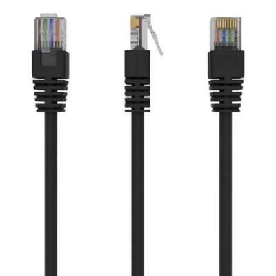 Gembird UTP Cat5E patchkabel, 7.5 m, zwart, 7,5 m, Cat5e, U/UTP (UTP), Zwart