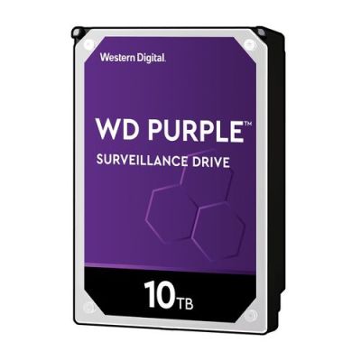 Western Digital Purple, 10 TB, 7200 RPM, 256 MB, 3.5", SATA III