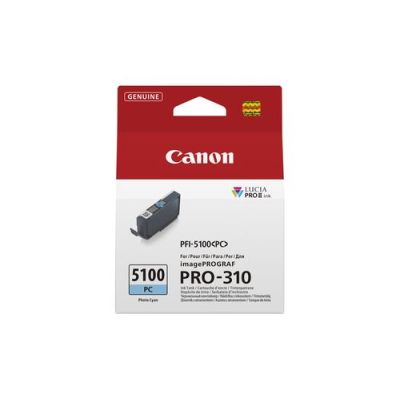 Canon PFI-5100 PC, Foto cyaan, 1 stuk(s), Enkele verpakking