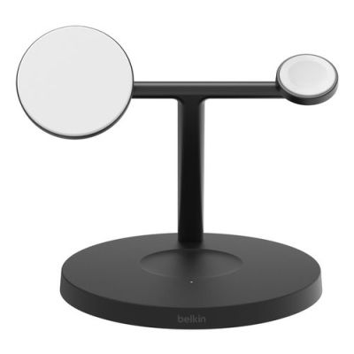 Belkin BoostCharge Pro, Binnen, USB, Draadloos opladen, 1,5 m, Zwart