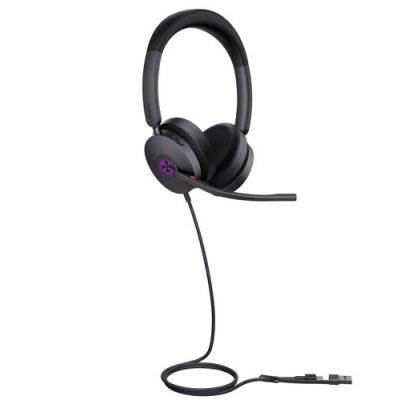 Yealink UH48 Dual UC USB-C/A Headset, Bedraad, 20 - 20000 Hz, Oproepen/muziek, 169 g, Headset, Zwart