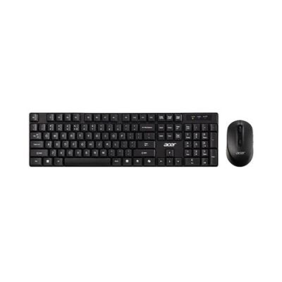 Acer Combo Set - Wireless Keyboard+mouse, Volledige grootte (100%), Draadloos, USB, Membraan keyswit