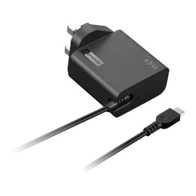 Lenovo 65W USB-C Wall Adapter UK, Universeel, Binnen, 100 - 240 V, 50/60 Hz, 65 W, 1.5 A
