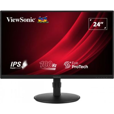 Viewsonic VG2408A-MHD, 61 cm (24"), 1920 x 1080 Pixels, Full HD, LED, 5 ms, Zwart