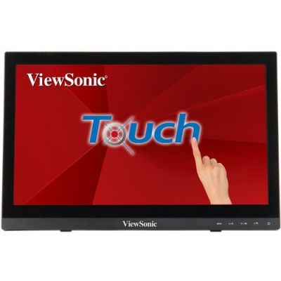 Viewsonic TD1630-3, 39,6 cm (15.6"), 1366 x 768 Pixels, HD, LCD, 12 ms, Zwart