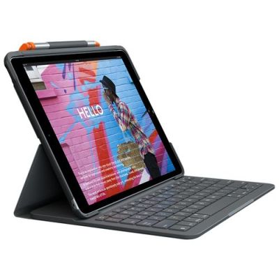 Logitech Slim Folio, QWERTY, Italiaans, 1,7 cm, 1,5 mm, Apple, iPad (7th gen)