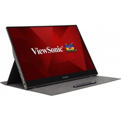 Viewsonic TD1655, 39,6 cm (15.6"), 1920 x 1080 Pixels, Full HD, LED, 6,5 ms, Zwart, Zilver