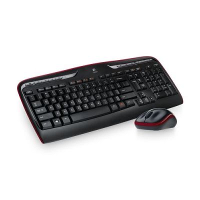 Logitech Wireless Combo MK330, Volledige grootte (100%), Draadloos, USB, QWERTZ, Inclusief muis