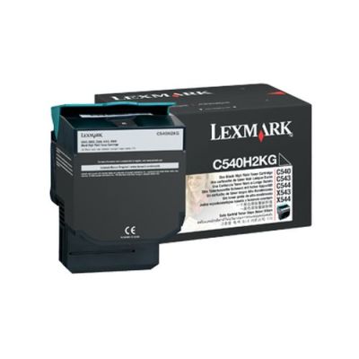 Lexmark C54x, X54x 2,5K zwarte tonercartridge, 2500 pagina's, Zwart, 1 stuk(s)