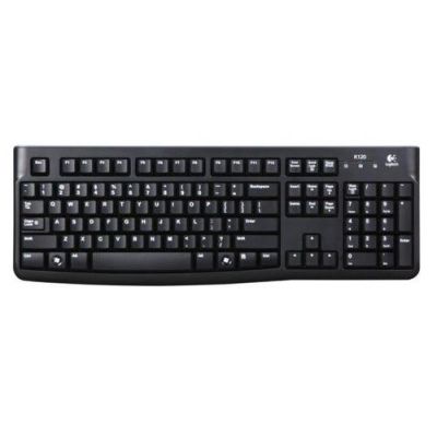 Logitech Keyboard K120 for Business, Volledige grootte (100%), Bedraad, USB, Zwart