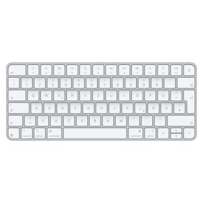 Apple Magic, Bedraad en draadloos, USB + Bluetooth, QWERTZ, Wit