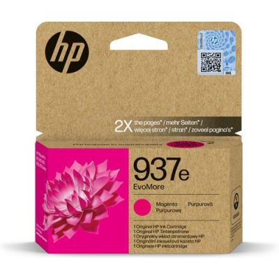 HP 937e EvoMore originele magenta inktcartridge, Hoog (XL) rendement, Magenta, 1 stuk(s), 1650 pagin