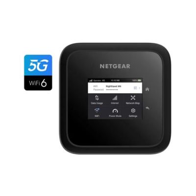 NETGEAR Nighthawk M6, Router voor mobiele netwerken, Zwart, Draagbaar, LCD, 6,1 cm (2.4"), Gigabit E