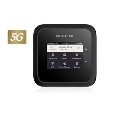 NETGEAR MR6450, Router voor mobiele netwerken, Zwart, Draagbaar, Wi-Fi 6E (802.11ax), 6 GHz, 3G, 4G,