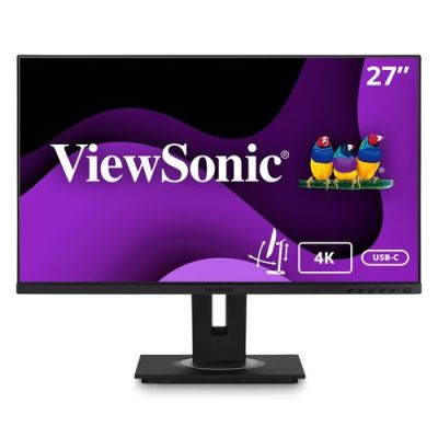 Viewsonic VG Series VG2756-4K, 68,6 cm (27"), 3840 x 2160 Pixels, 4K Ultra HD, LED, 5 ms, Zwart