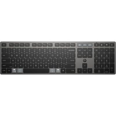 HP 725 Multi-Device Rechargeable Wireless Keyboard, 499 g, 435 mm, 162 mm, 25 mm, 714 g, 120,7 mm