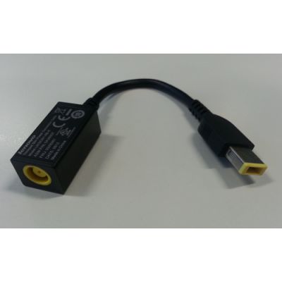 Lenovo ThinkPad Slim Power Conversion Cable, Zwart, Mannelijk, Vrouwelijk