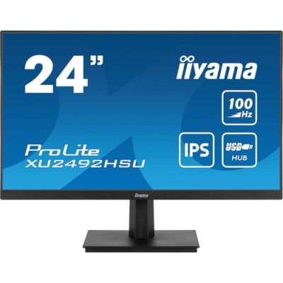 iiyama ProLite , 60,5 cm (23.8"), 1920 x 1080 Pixels, Full HD, LED, Zwart