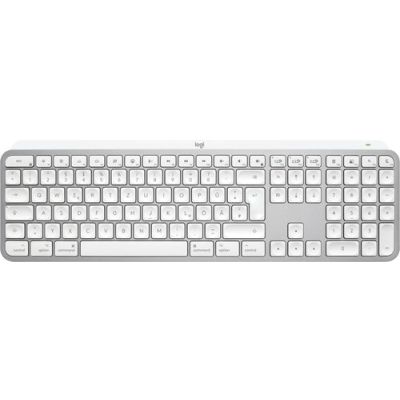 Logitech MX Keys S for Mac, Draadloos, RF-draadloos + Bluetooth, Schaar-toetsschakelaar, QWERTZ, LED