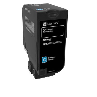 Lexmark 74C20CE, 3000 pagina's, Cyaan, 1 stuk(s)