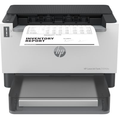 HP LaserJet Tank 2504dw printer, Zwart-wit, Printer voor Bedrijf, Print, Dubbelzijdig afdrukken, Las