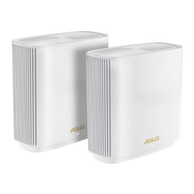 ASUS ZenWiFi AX (XT9) AX7800 1er Pack Weiß, Wit, Intern, Mesh-systeem, Stroom, 264,77 m², Tri-band (