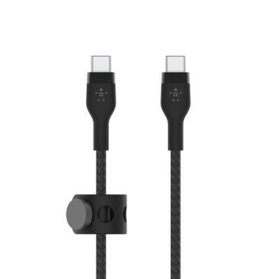 Belkin BOOST?CHARGE PRO Flex, 3 m, USB C, USB C, USB 2.0, Zwart