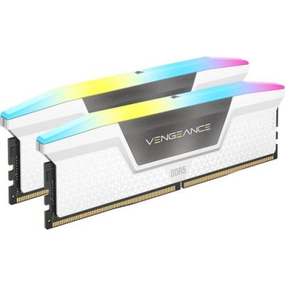 Corsair Vengeance RGB CMH32GX5M2B6000Z30W, 32 GB, 2 x 16 GB, DDR5, 6000 MHz, 288-pin DIMM