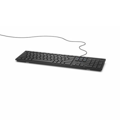 DELL KB216, Volledige grootte (100%), USB, QWERTY, Zwart