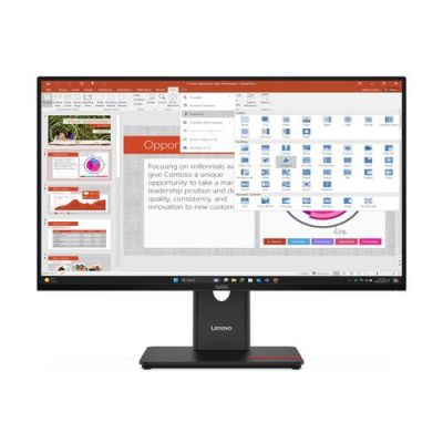 Lenovo ThinkVision T27-40, 68,6 cm (27"), 1920 x 1080 Pixels, Full HD, LED, 6 ms, Zwart