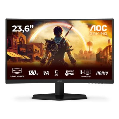 AOC G4 C24G42E, 59,9 cm (23.6"), 1920 x 1080 Pixels, Full HD, LED, 4 ms, Zwart, Rood