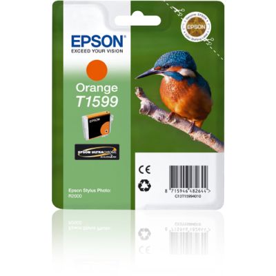 Epson T1599 Orange, Inkt op pigmentbasis, 17 ml, 1200 pagina's, 1 stuk(s)