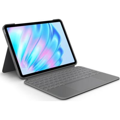 Logitech Combo Touch, QWERTY, Deens, Fins, Noors, Zweeds, Trackpad, 1,8 cm, 1 mm, Apple