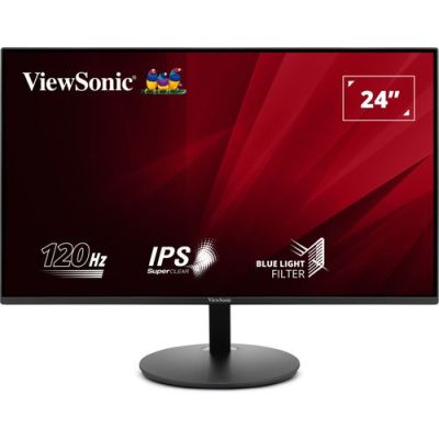 Viewsonic VA 24" Full HD Monitor w/Fast 1ms Response, 61 cm (24"), 1920 x 1080 Pixels, Full HD, LED,