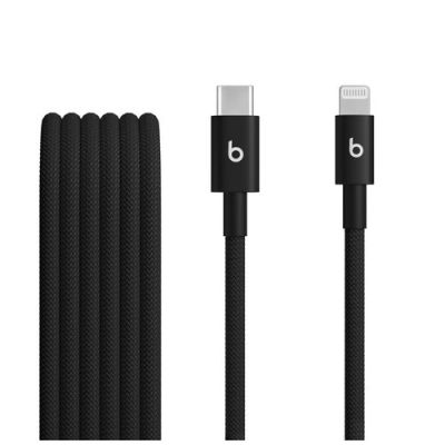 Apple Beats, 1,5 m, Lightning, USB C, Mannelijk, Mannelijk, Zwart