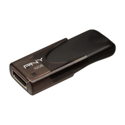 PNY Attaché 4 USB 2.0, 32 GB, USB Type-A, 2.0, Dop, Zwart