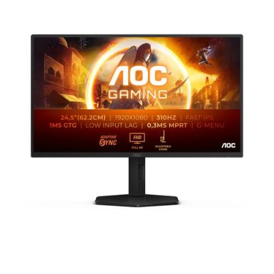 AOC G4 25G4SXU, 62,2 cm (24.5"), 1920 x 1080 Pixels, Full HD, LED, 1 ms, Zwart, Grijs