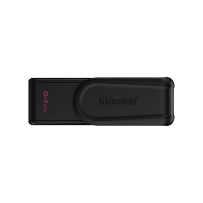 Kingston Technology DataTraveler 64GB Portable USB 3.2 Gen 1 Exodia S (Black/Black), 64 GB, USB Type