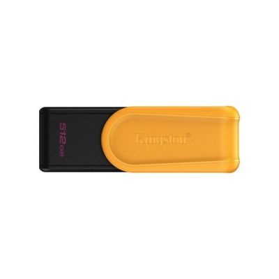 Kingston Technology DataTraveler 512GB Portable USB 3.2 Gen 1 Exodia S (Black/Yellow), 512 GB, USB T
