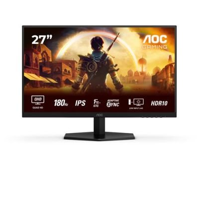 AOC G4 Q27G42XE, 68,6 cm (27"), 2560 x 1440 Pixels, Quad HD, 1 ms, Zwart, Rood