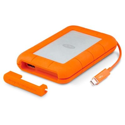 LaCie Rugged 500GB, 500 GB, 387 MB/s, Grijs, Oranje