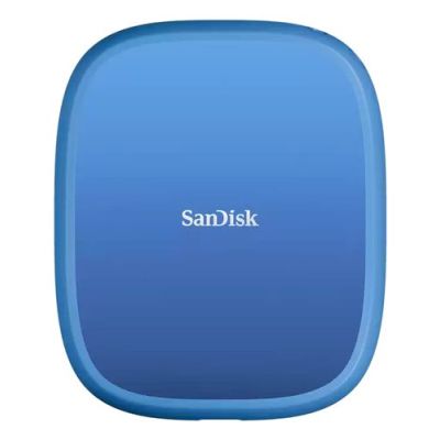 SanDisk SDSSDE62C-2T00-G25, 2 TB, USB Type-C, 3.2 Gen 2 (3.1 Gen 2), 1000 MB/s, Blauw