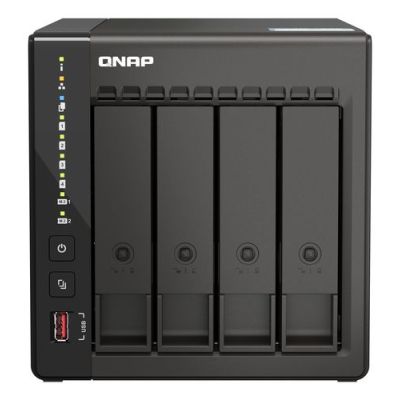 QNAP TS-453E, NAS, Tower, Intel® Celeron®, J6412, 8 GB, 16 TB