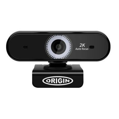 Origin Storage USB Webcam 2K Full HD, 5 MP, 2592 x 1944 Pixels, 2K Ultra HD, 60 fps, 10x, USB 2.0