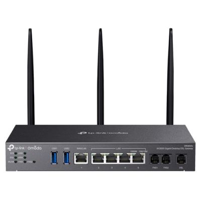 TP-Link Omada DR3220v-4G, Dual-band (2.4 GHz / 5 GHz), Ethernet LAN, ADSL, ADSL2, Zwart, Router om n