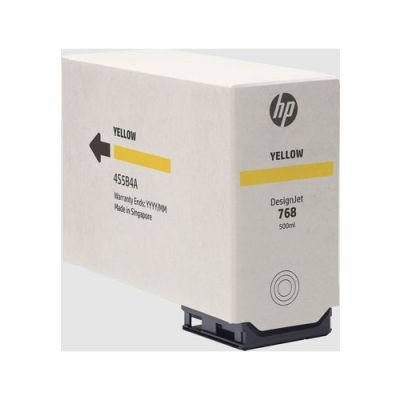 HP 768 500 ml gele inktcartridge voor DesignJet, Normaal rendement, Geel, 500 ml, 1 stuk(s), Enkele