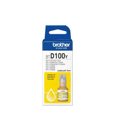 Brother BTD100Y, Origineel, Geel, Brother, MFC-T930DW, DCP-T830DW, DCP-T730DW, DCP-T530DW, DCP-T430W