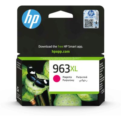 HP 963XL originele high-capacity magenta inktcartridge, Hoog (XL) rendement, Inkt op pigmentbasis, 2