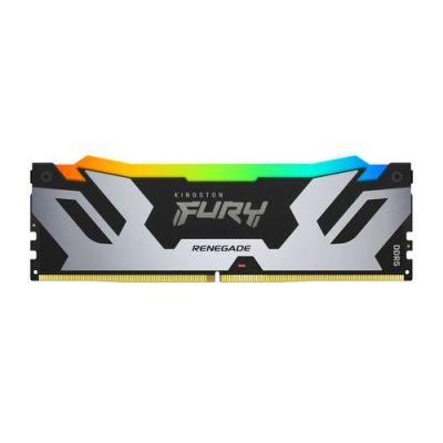Kingston Technology FURY 24GB 8000MT/s DDR5 CL38 DIMM Renegade RGB Silver, 24 GB, 1 x 24 GB, DDR5, 2